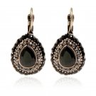 Vintage Bohemian Ethnic Style Black/Gray Earrings