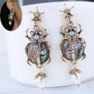 Exquisite Retro Scarab Beetle Earrings - Symbol of Good Luck