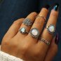 GET ALL 6 RINGS!!! Unique & Beautiful Design Moonstone Artisan Rings Set