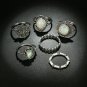 GET ALL 6 RINGS!!! Unique & Beautiful Design Moonstone Artisan Rings Set