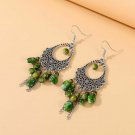 Beautiful Fashion Retro Magnificent  Chandelier Earrings - Green