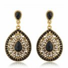 Beautiful Fashion Vintage Bohemian Ethnic Style Dangle Earrings-Black