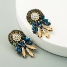 Beautiful Retro Exclusiv Art Design Rhinestone & Crystal Multi Color Earrings