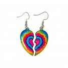 My Beautiful Sweet Rainbow Heart Earrings