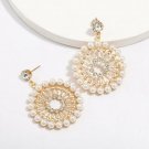 Beautiful Fashion Large Circle Pearl Design Earrings Beautiful Fashion Large Circle Pearl Design Earrings