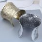 Unique Carved Handmade Retro Silver Tone Cuff 2.5 inch Bracelet