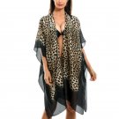 Luxury One Size Leopard Print Cover Up Over Your Outfit Or Swimsuit Luxury One Size Leopard Print Cover Up Over Your Outfit Or Swimsuit