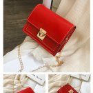 Luxury Ladies Modern Handbag On Chain Multi-Function Lock Clasp Clutch-Red Luxury Ladies Modern Handbag On Chain Multi-Function Lock Clasp Clutch-Red