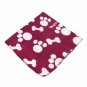 Pet Blankets for Small Dogs & Cats-Soft Fleece Breathable & Comfortable-Burgundy