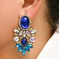 Impressive & Breathtaking Unique Large Crystal Earrings in 8 colors