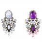 Impressive & Breathtaking Unique Large Crystal Earrings in 8 colors