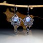 Beautiful European Triangle Multicolor Stone Dangle Earrings