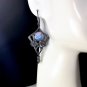 Beautiful European Triangle Multicolor Stone Dangle Earrings
