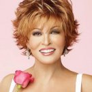 Fashionable Ladies Short Light Brown Curly Hair Wigs - Yellowish Brown Fashionable Ladies Short Light Brown Curly Hair Wigs - Yellowish Brown