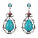 Beautiful Fashion Retro Blue Turquoise Dangle Earrings