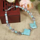 Unique Natural Energy Healing Retro Ethnic Turquoise Tibetan Silver Bracelet Unique Natural Energy Healing Retro Ethnic Turquoise Tibetan Silver Bracelet