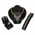 Golden Treasure Collection Awesome 4 Piece Jewelry Set No: 8