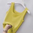 14-16 size Olive Tank Top Sleeveless Stretch Top Blouse
