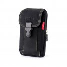 Beautiful Special Belt Bag Cellphone & Zipped Money Wallet Black 7x4 Case