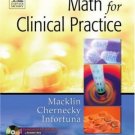 Math for Clinical Practice by Denise Macklin 032302582X