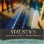 Statistics for Management and Economics Abbreviated 6th Edition by Keller 0534391885