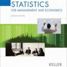 Statistics for Management and Economics 7th Ed. by Gerald Keller 0534491243
