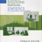 Statistics for Management and Economics student solutions manual by Keller 0534491308