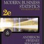 Modern Business Statistics 2nd Ed. by David R. Anderson 0324233221