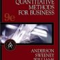Quantitative Methods for Business 9th Ed. by David Anderson 0324184131