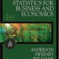 Essentials of Statistics for Business and Economics 4th Ed. by David R. Anderson 032422320X