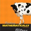 Thinking Mathematically 3rd by Robert Blitzer 0131432435