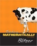 Thinking Mathematically 3rd by Robert Blitzer 0131920111