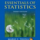 Essentials of Statistics 3rd by Mario F. Triola 0321434250