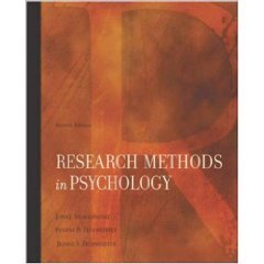 Research Methods in Psychology 7th by John J. Shaughnessy 0072986220