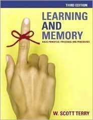 Learning And Memory 3rd by W. Scott Terry 032127377X