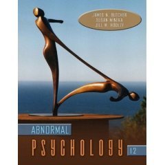 Abnormal Psychology 12th by James Butcher 0205359140