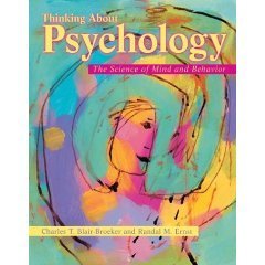 Thinking About Psychology by Charles Blair-Broeker 0716754673