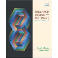 Research Design and Methods 6th by Kenneth S. Bordens 0073125989