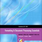 Formatting and Document Processing Essentials: Lessons 61-120 by VanHuss 0538727748