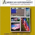 American Government 8th by Karen O'Connor 0205511430