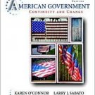 American Government 2008 9th by Karen O'Connor 0321415337