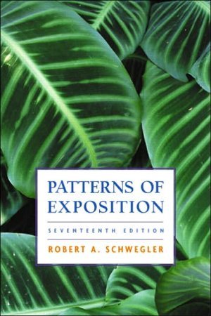 Patterns of Exposition 17th by Robert A. Schwegler 0321146166