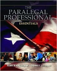 Paralegal Professional: Essentials -Text Only by Cheeseman 0131104616