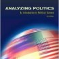 Analyzing Politics 3rd by Ellen Grigsby 0534630774