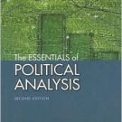 The Essentials of Political Analysis 2nd by Philip H. Pollock 1568029977