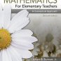 Mathematics for Elementary Teachers A Conceptual Approach 7th ed by Albert B. Bennett 0073022845