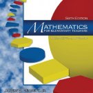 Mathematics for Elementary Teachers A Conceptual Approach 6th ed by Albert B. Bennett 0072532947
