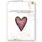 valentines heart greeting card