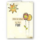 to live for painted greeting card