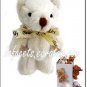 NICE! 3.5" Magnetic Teddy Bear with a Teddy-Bear-Imprinted-Ribbon